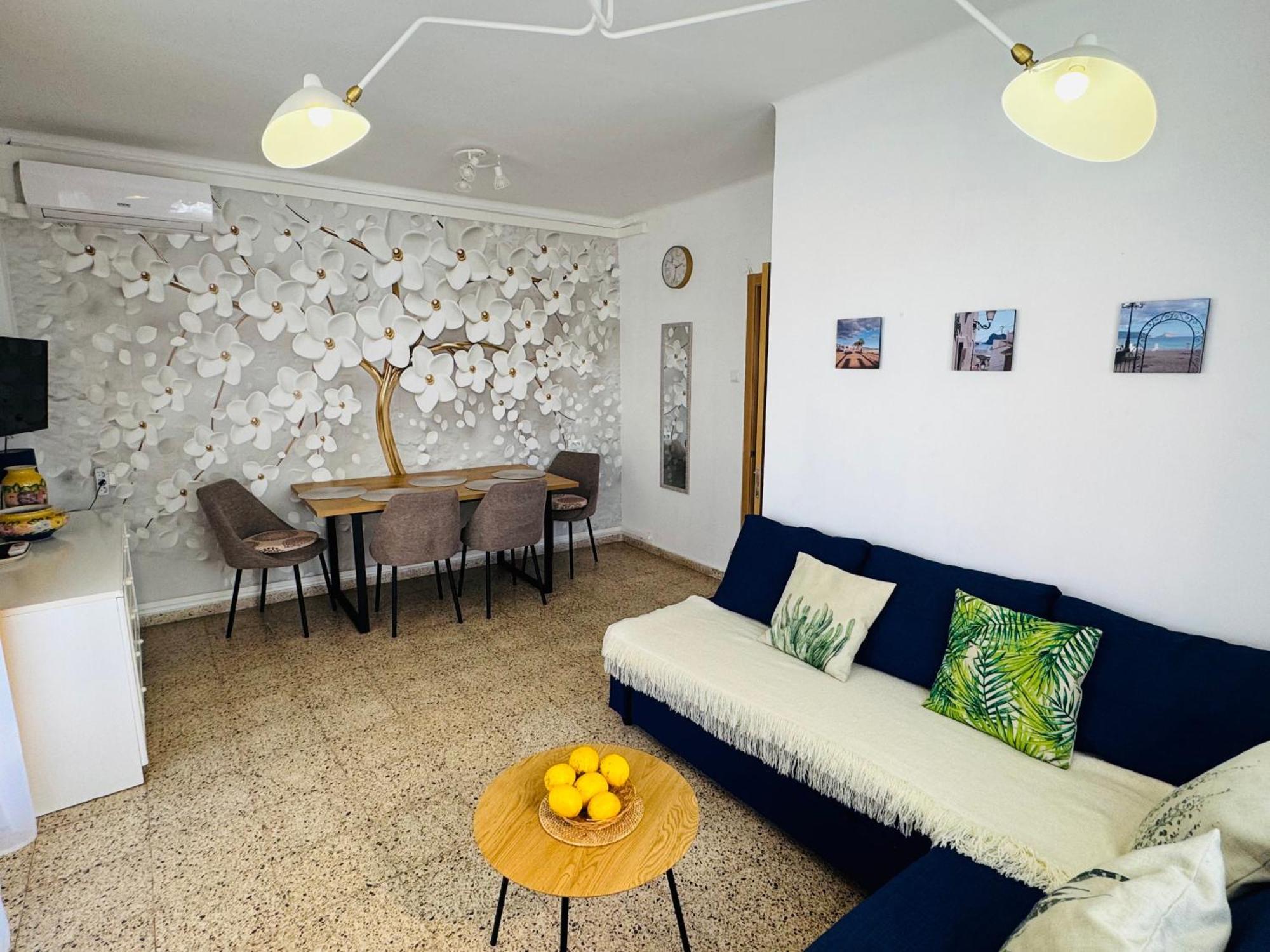 Lovely Family Apartment 2 Min. From The Beach Playa de Gandia Exteriör bild